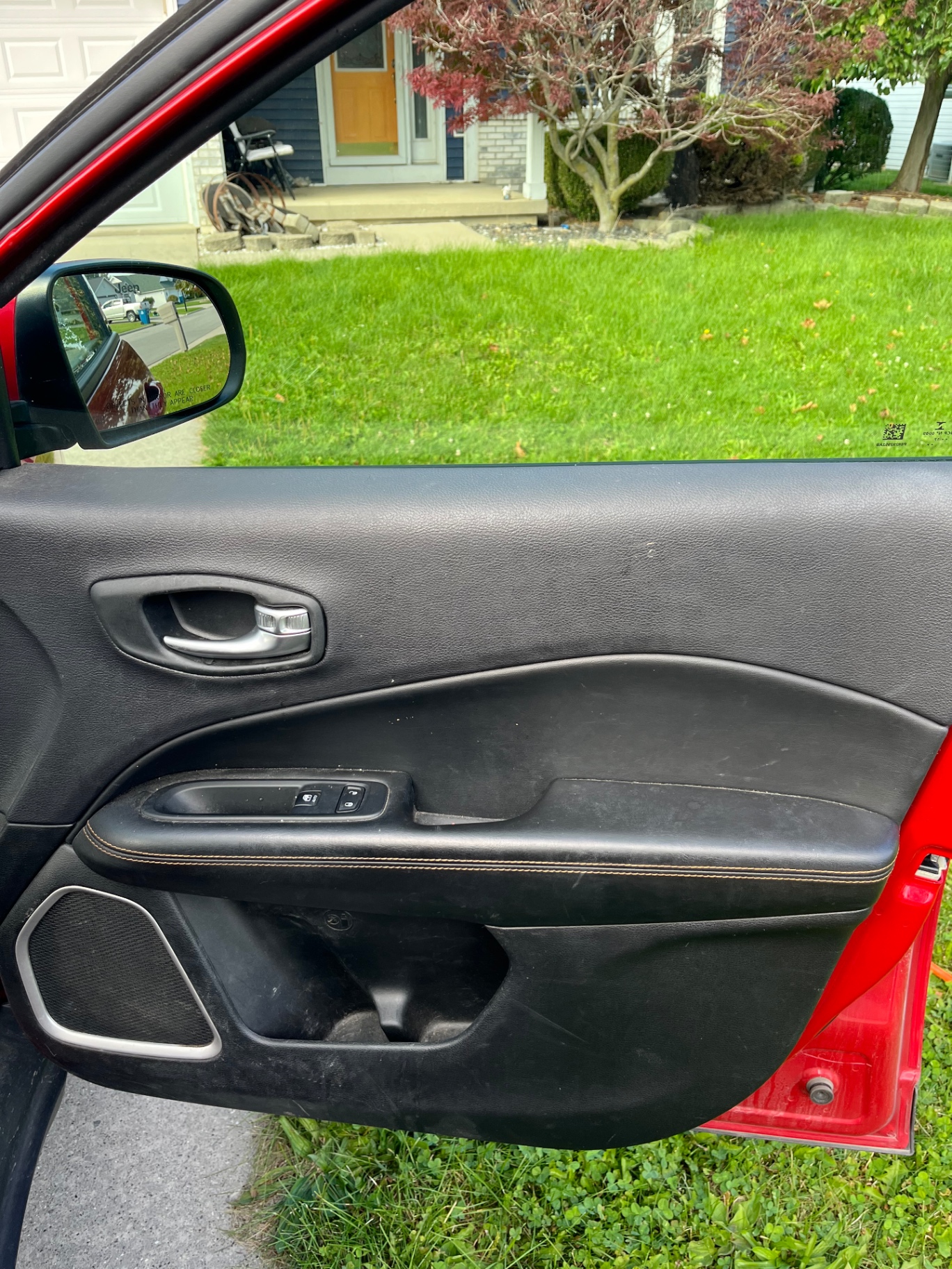 Jeep Compass front passenger door panel — before