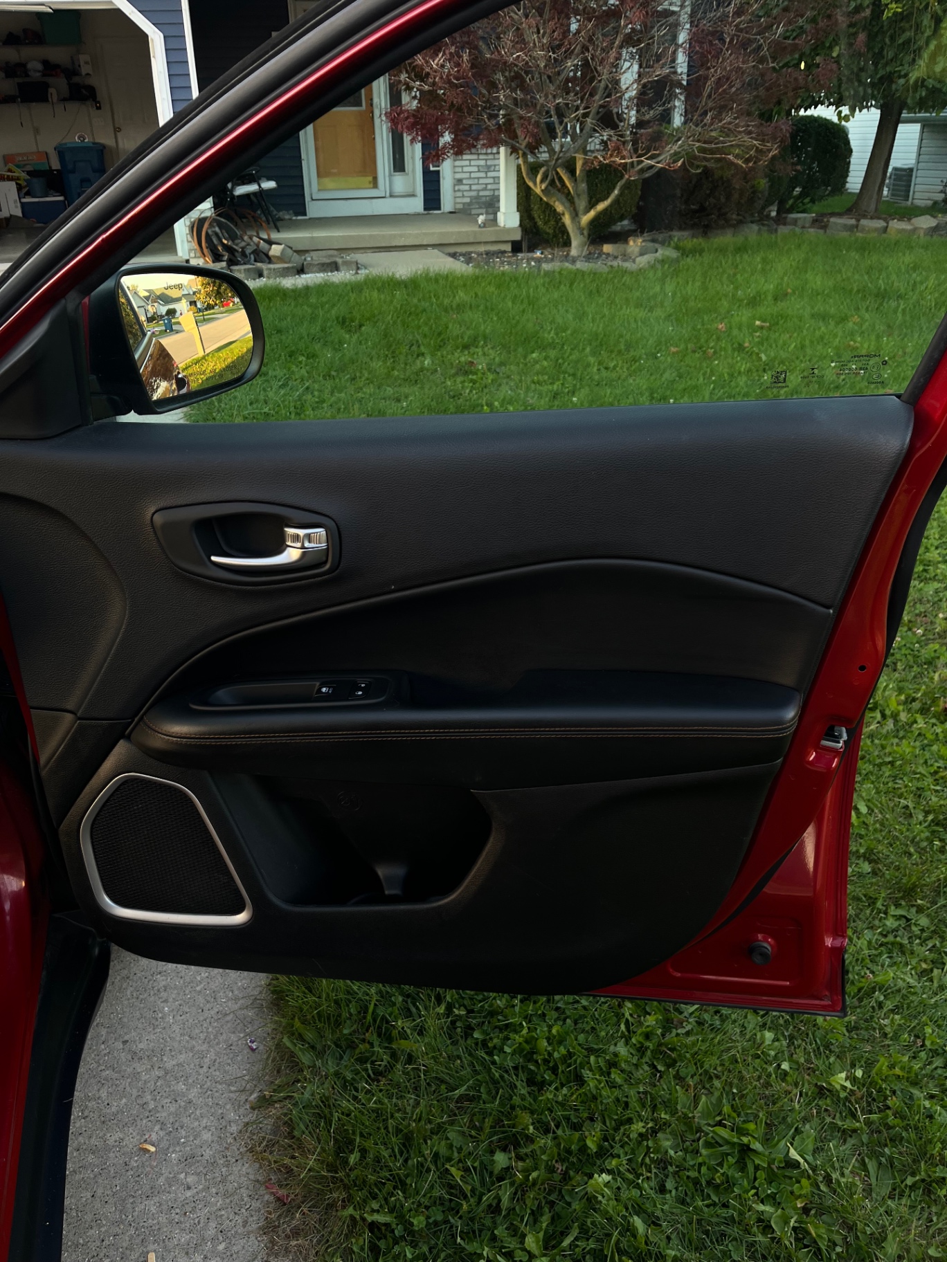 Jeep Compass front passenger door panel — after